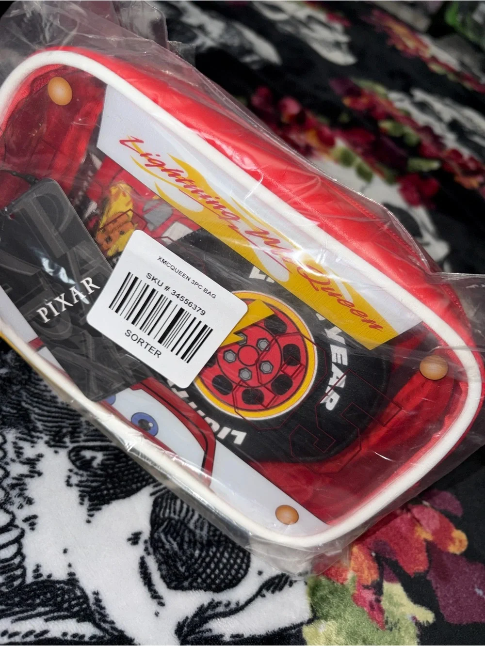 Exclusive Lightning McQueen Makeup Bag Set